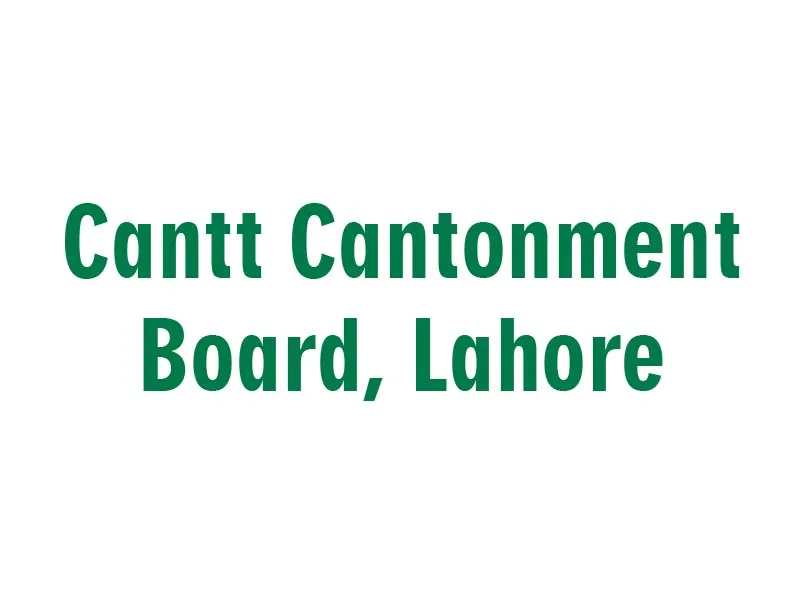 Cantt Cantonment Board, Lahore